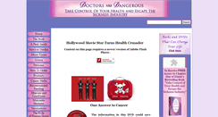 Desktop Screenshot of doctorsaredangerous.com